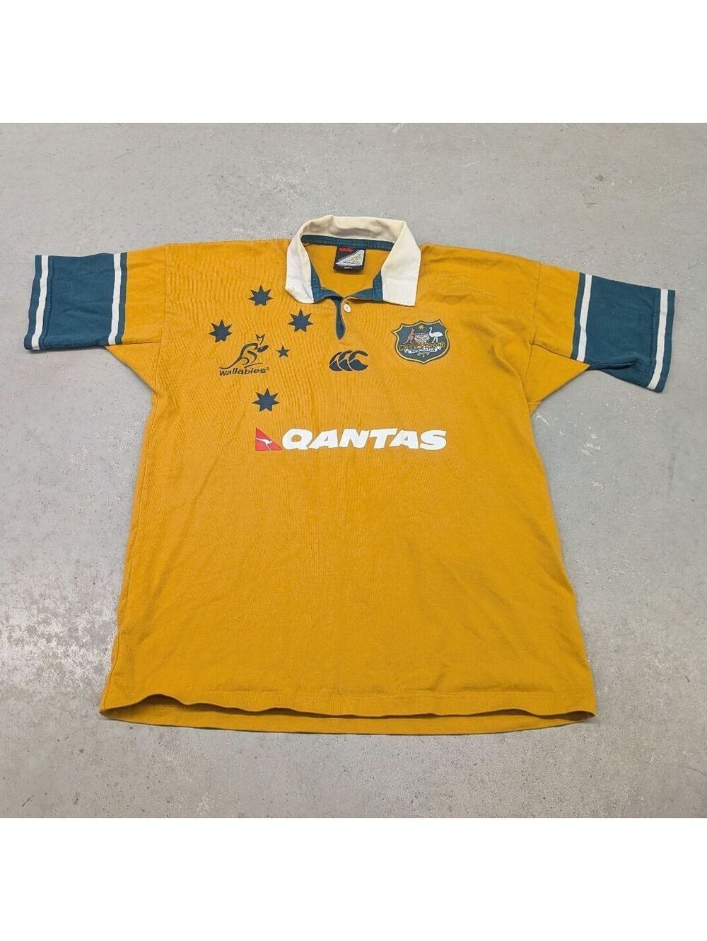 Y2K Mid 2000s Australia Wallabies Union Rugby Jersey